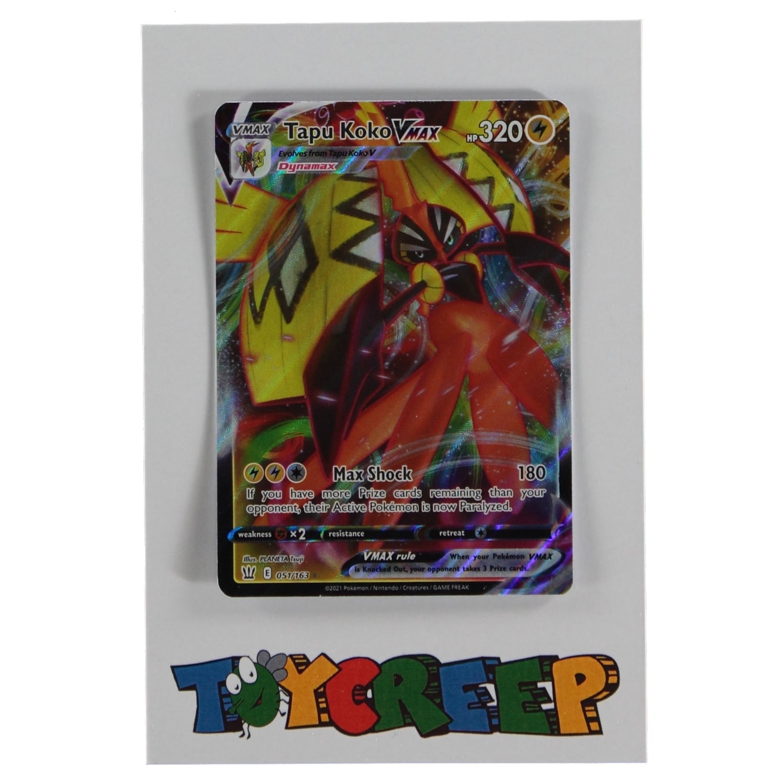 Check the actual price of your Tapu Koko V 050/163 Pokemon card