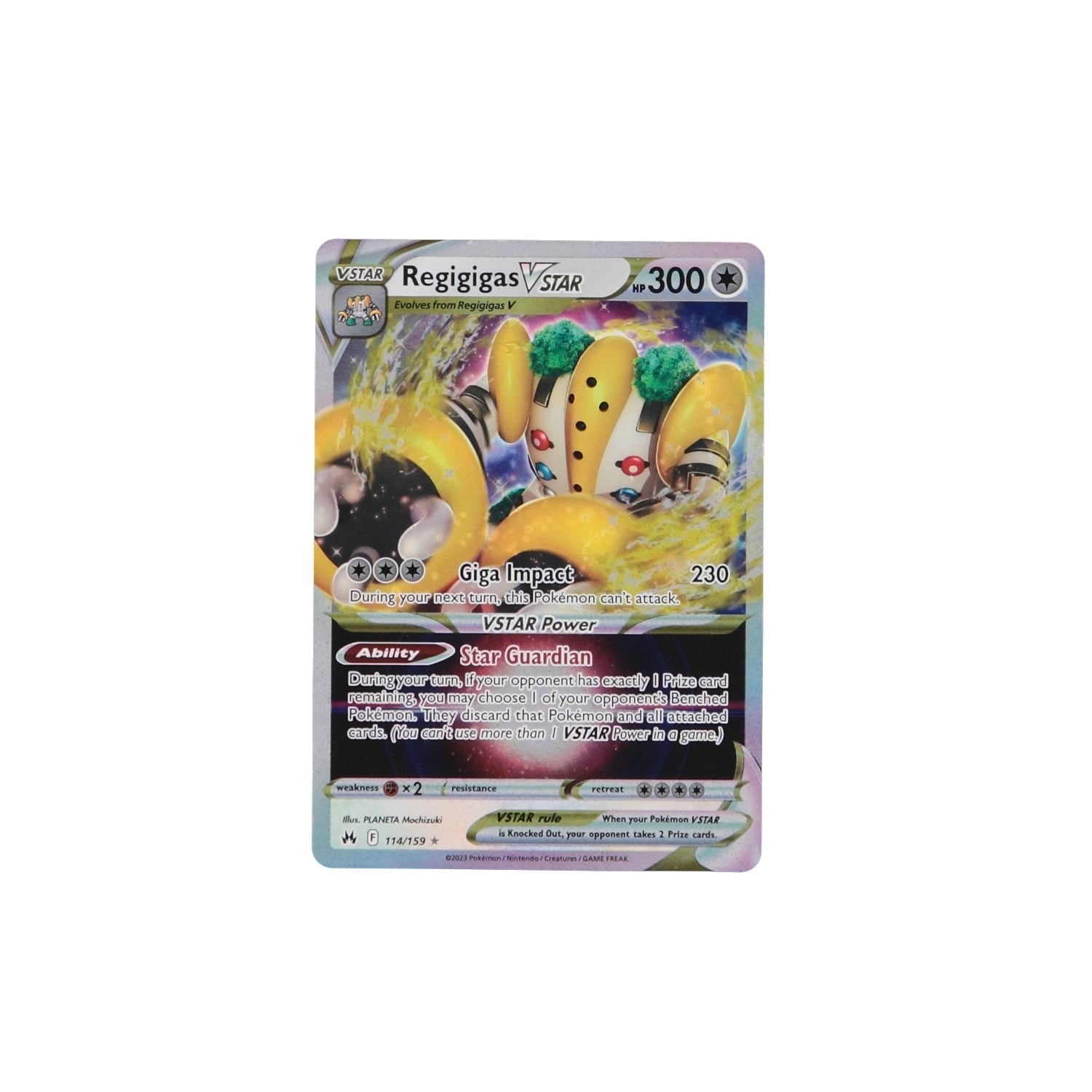 Regigigas V 113/159 Crown Zenith Pokemon TCG Online Digital Card PTCGO SENT  FAST