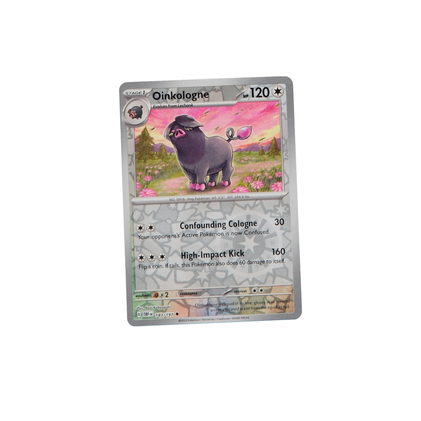 Mavin  Pokémon TCG Poppy SV03: Obsidian Flames 220/197 Holo Ultra Rare