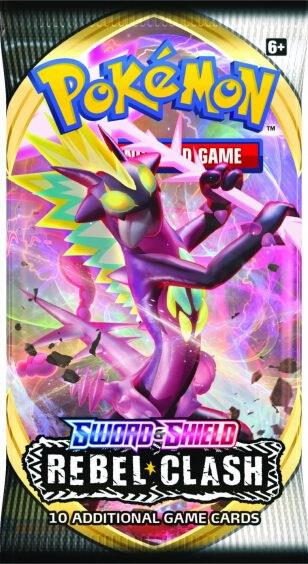 Pokemon TCG Sword & Shield Rebel Clash Foil Booster Pack (1 Pack) - stylecreep.com