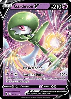 Pokemon Champion's Path Gardevoir V 16/73 Ultra Rare Holo Card - stylecreep.com