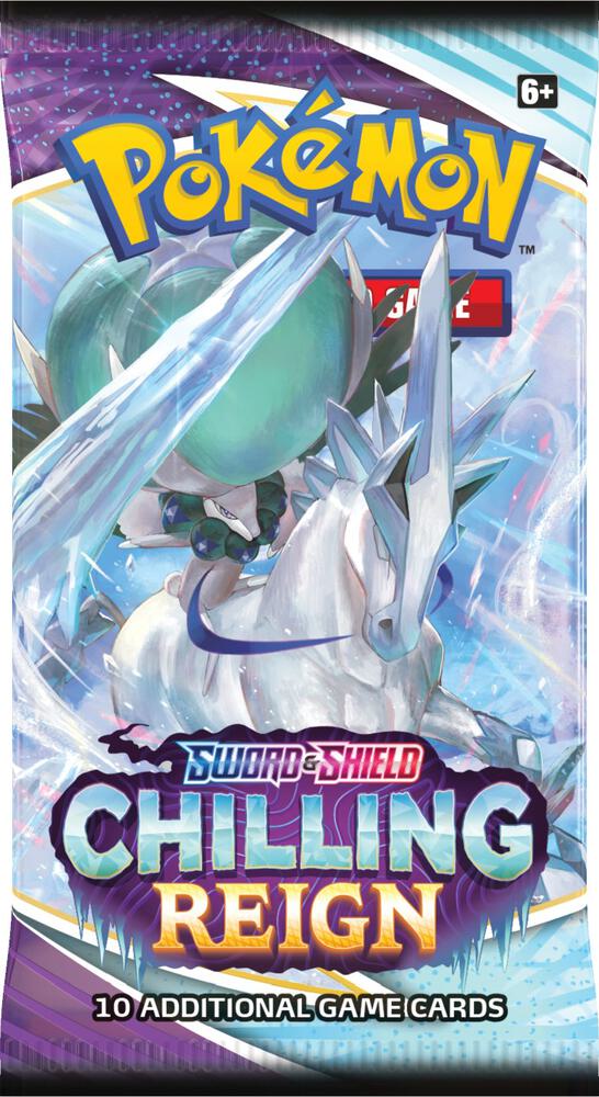 Pokemon TCG Sword & Shield Chilling Reign Foil Booster Pack (1 Pack) - stylecreep.com