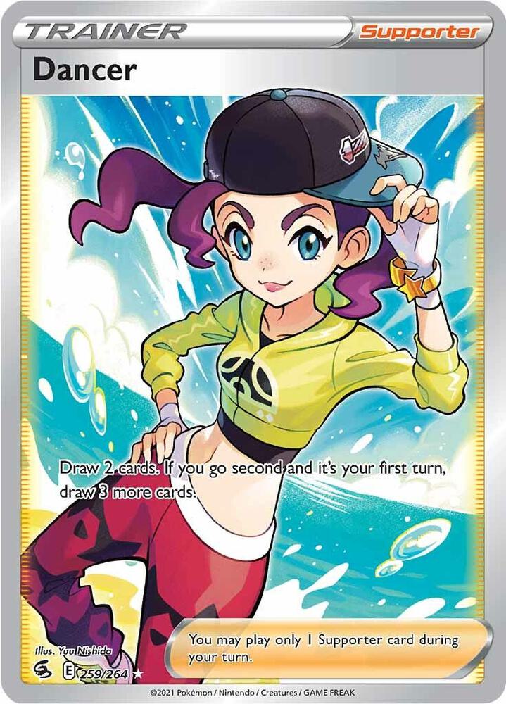 Pokemon Fusion Strike Dancer (Full Art) 259/264 Ultra Rare Holofoil Card