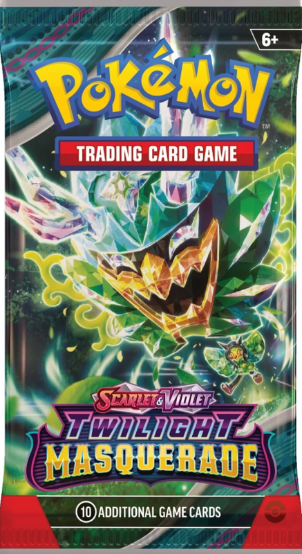 Pokemon TCG Twilight Masquerade Foil Booster Pack (1 Supplied)
