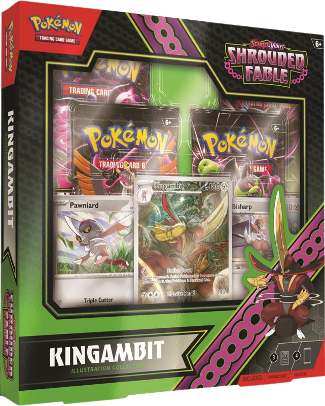 Pokemon TCG Shrouded Fable: Kingambit Illustration Rare Collection Box