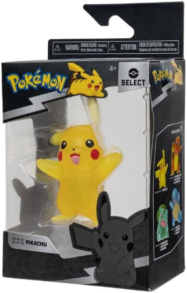 Pokemon 3" Select Translucent Vinyl Figure - Pikachu