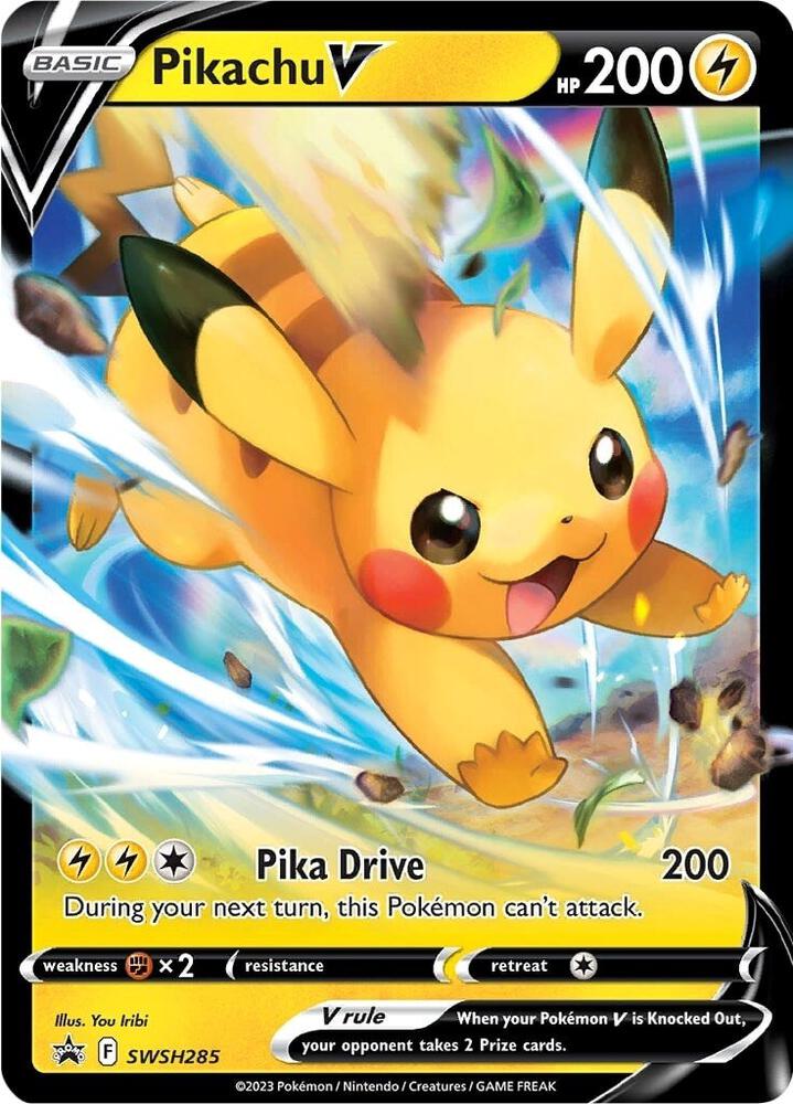 Pokemon Sword & Shield Promo Pikachu V SWSH285 Holo Card