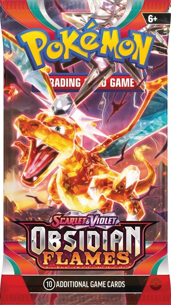 Pokemon TCG Scarlet & Violet Obsidian Flames Foil Booster Pack (1 Supplied) - stylecreep.com