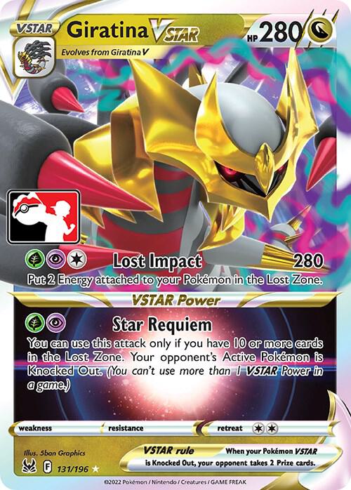 Pokemon Prize Pack Series Giratina VSTAR 131/196 Ultra Rare Holofoil Card - stylecreep.com