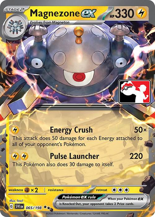 Pokemon Prize Pack Series Magnezone ex 065/198 Double Rare Holofoil Card - stylecreep.com