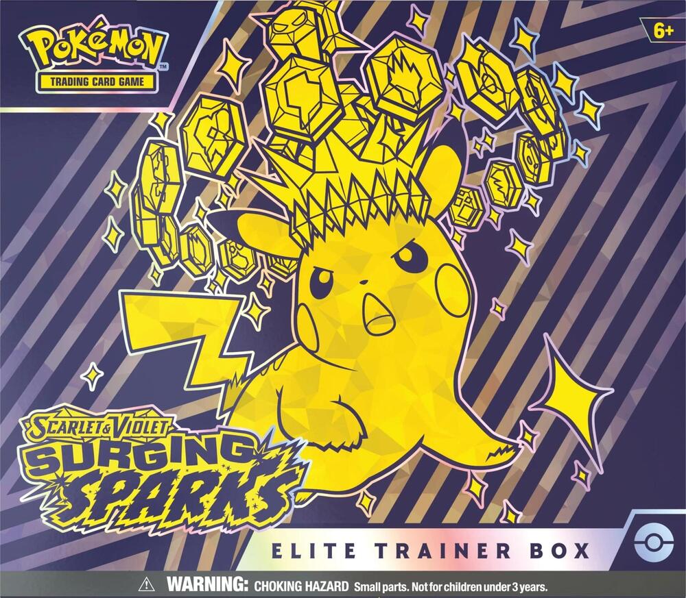 Pokemon TCG Surging Sparks Elite Trainer Box - stylecreep.com