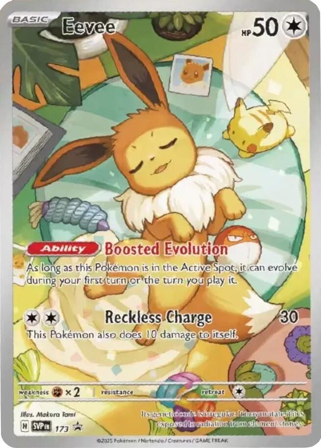 Pokemon Scarlet & Violet Promo Eevee 173 Holo Card