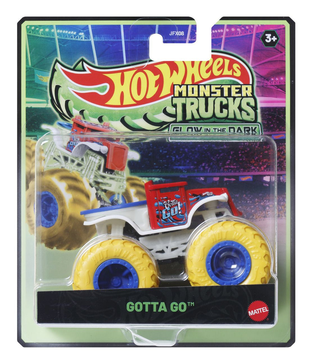 Hot Wheels Monster Truck Glow In The Dark Assortment - 1 Supplied