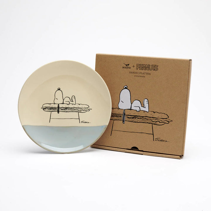 Magpie x Peanuts Stoneware Platter - Sando - stylecreep.com