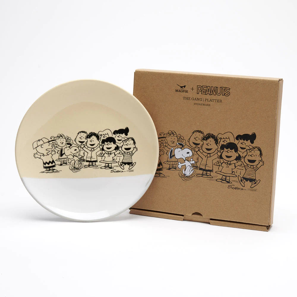 Magpie x Peanuts Stoneware Platter - The Gang