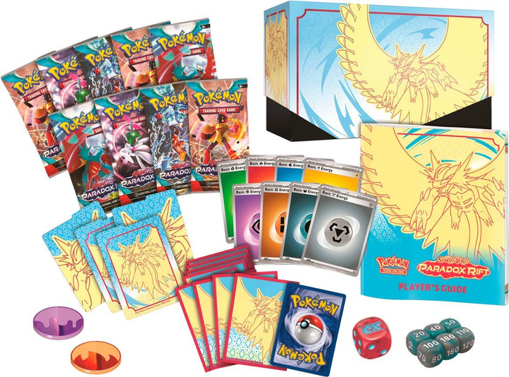 Pokemon TCG Scarlet & Violet Paradox Rift Elite Trainer Box - Roaring Moon - stylecreep.com