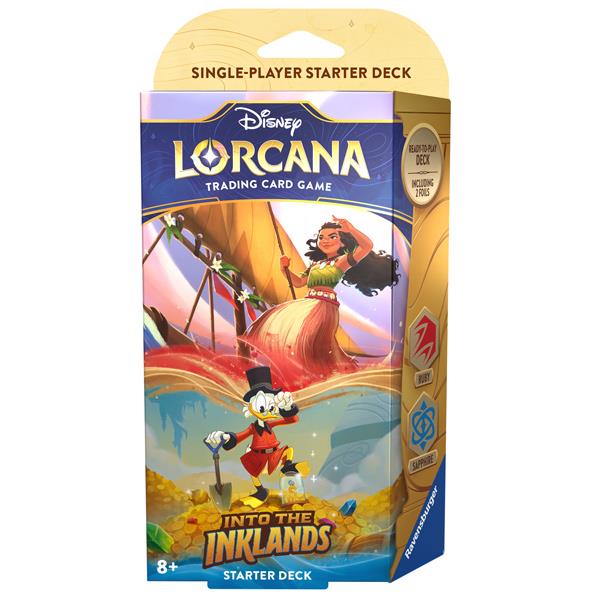 Disney Lorcana: Into The Inklands Starter Deck; Moana & Scrooge