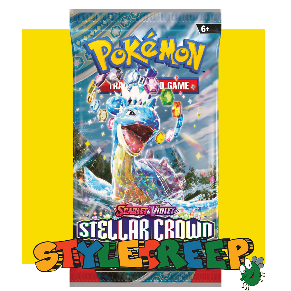 Pokemon TCG Stellar Crown Foil Booster Pack (1 Supplied)