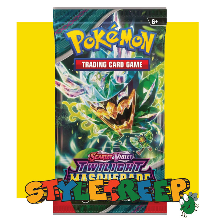 Pokemon TCG Twilight Masquerade Foil Booster Pack (1 Supplied)