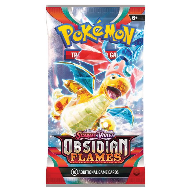 Pokemon TCG Scarlet & Violet Obsidian Flames Foil Booster Pack (1 Supplied) - stylecreep.com