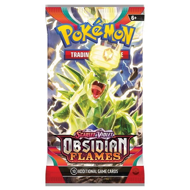 Pokemon TCG Scarlet & Violet Obsidian Flames Foil Booster Pack (1 Supplied) - stylecreep.com