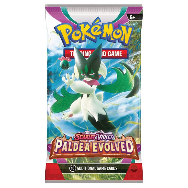 Pokemon TCG Scarlet & Violet Paldea Evolved Foil Booster Pack (1 Supplied) - stylecreep.com