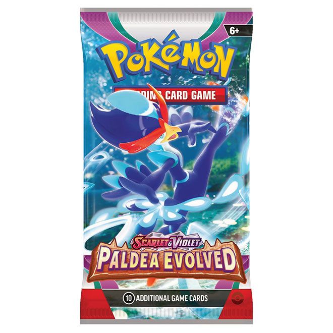 Pokemon TCG Scarlet & Violet Paldea Evolved Foil Booster Pack (1 Supplied) - stylecreep.com