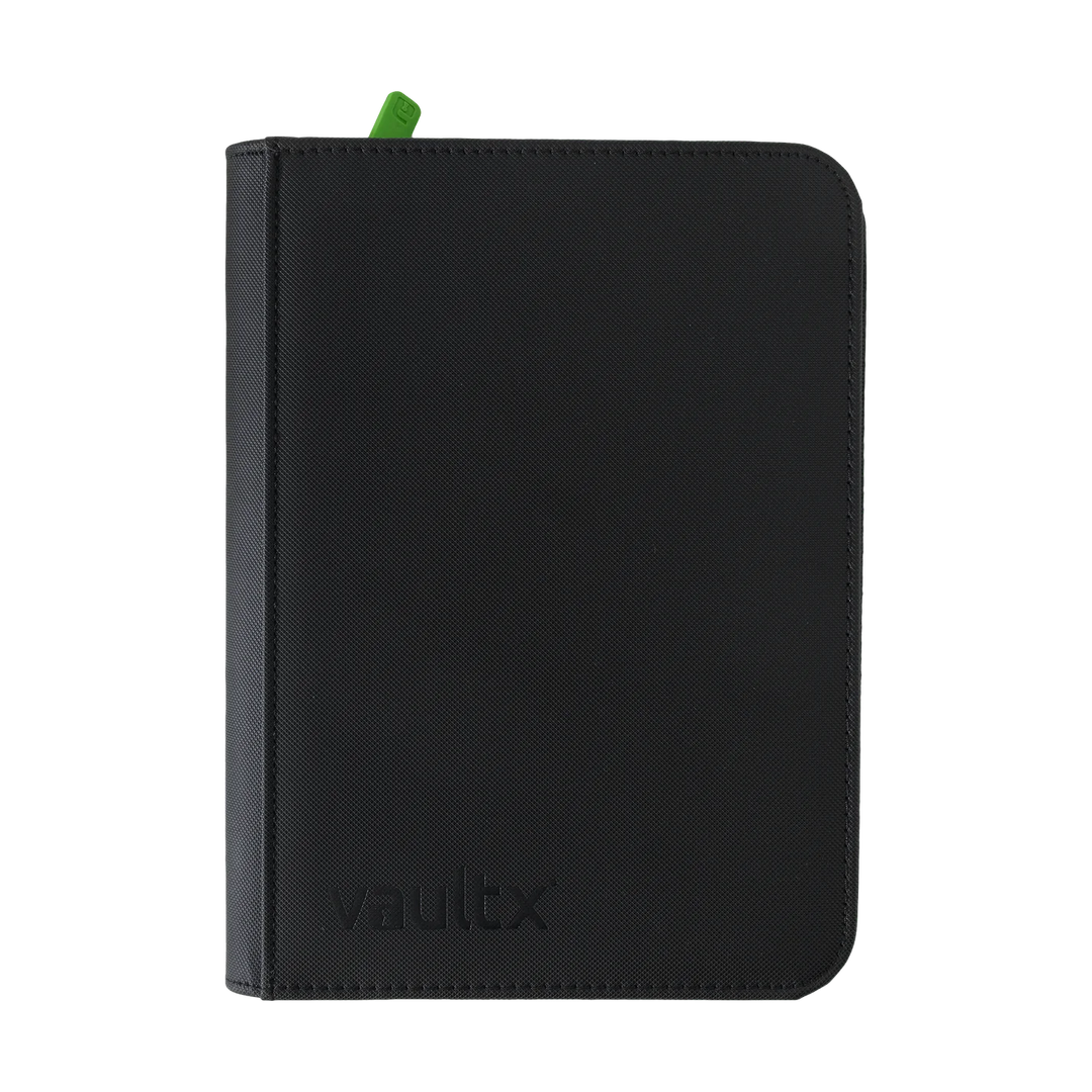 Vault X Exo-Tec Zip Binder 4-Pocket Black - stylecreep.com