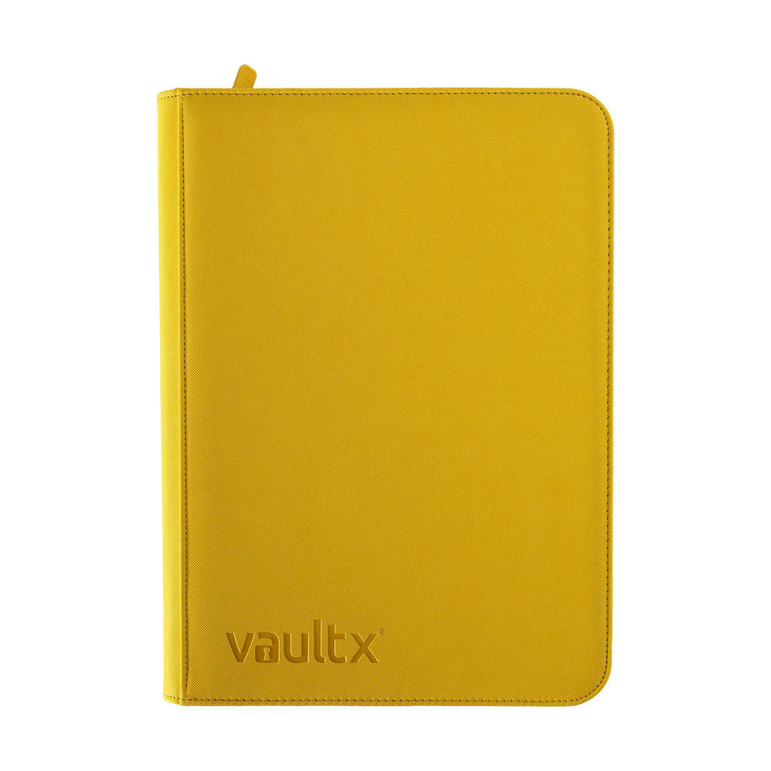 Vault X Exo-Tec Zip Binder 9-Pocket Yellow - stylecreep.com