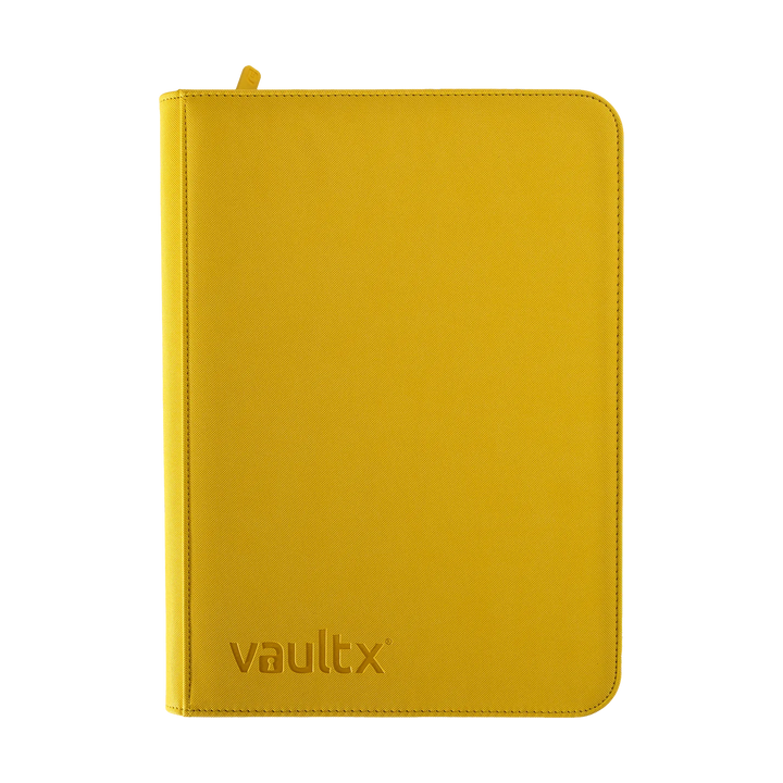 Vault X Exo-Tec Zip Binder 9-Pocket Yellow - stylecreep.com