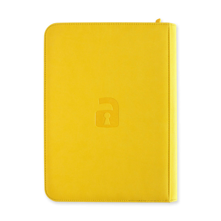 Vault X Exo-Tec Zip Binder 9-Pocket Yellow - stylecreep.com