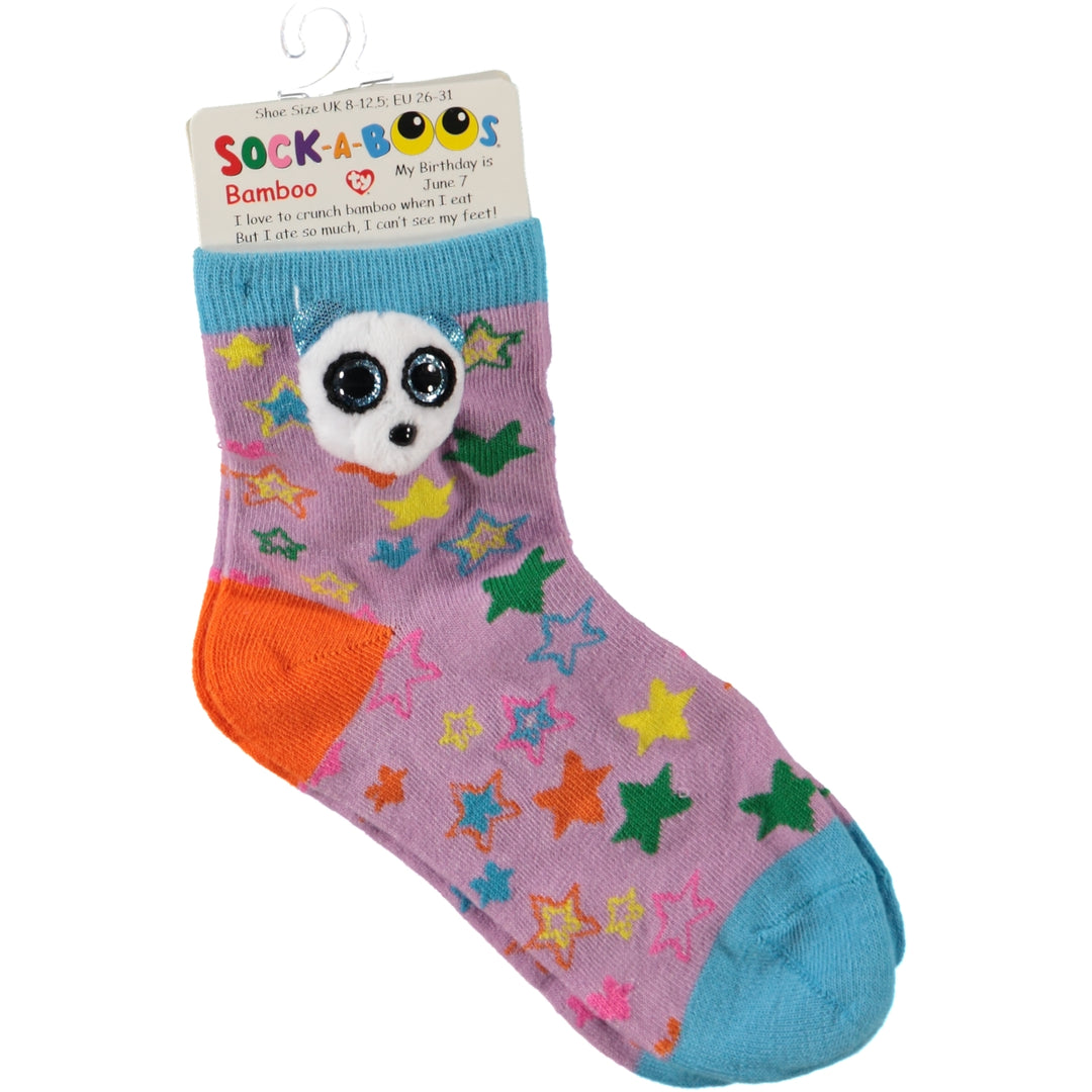 TY Sock-A-Boos Socks Bamboo Panda - stylecreep.com