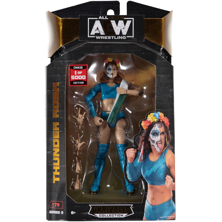 AEW0208 - Unrivaled Figure - Wave 9 - Thunder Rosa - 1/5000 Chase Edition - stylecreep.com