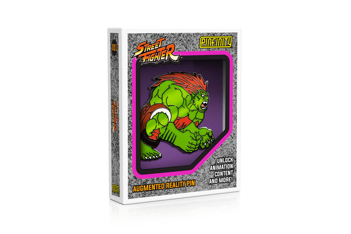 Pinfinity Street Fighter Blanka Augmented Reality Pin Badge - stylecreep.com